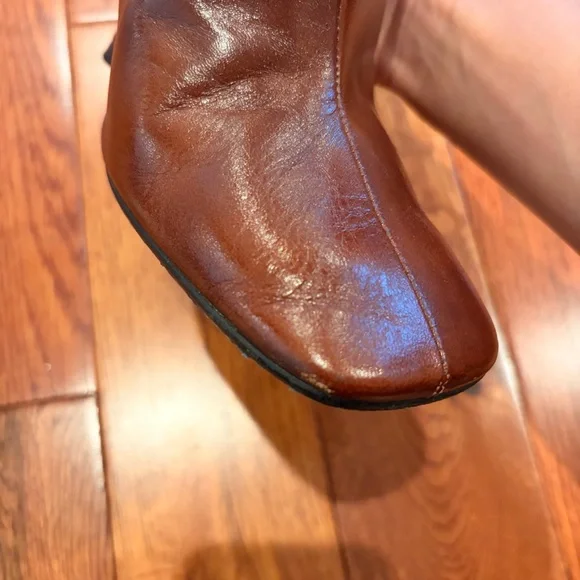 Dries Van Noten Brown Leather Mules